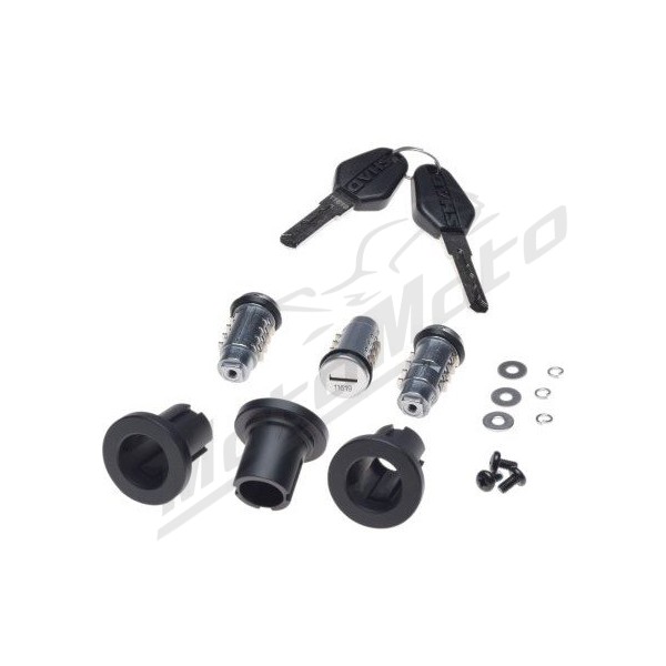 LOCK INSERT ASSY CASE SET FOR 3 CASES SHAD SH36 / SH35