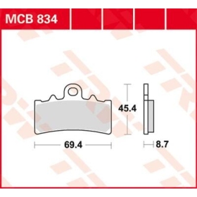 TRW SV Series Sindered Brake Pads BMW / Fantic / Husqvarna / KTM 125-401cc 11-24