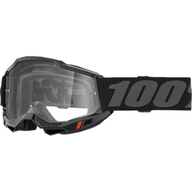 100% Accuri 2 Goggle (Clear Lens) juodi