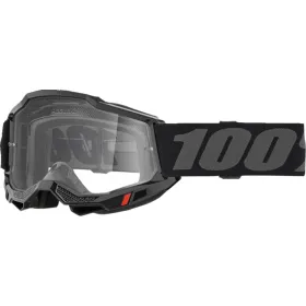 100% Accuri 2 Goggle (Clear Lens) juodi