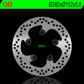 NG Rear Fixed Brake Disc 206x102x5mm Aprilia Mana 850cc 07-17