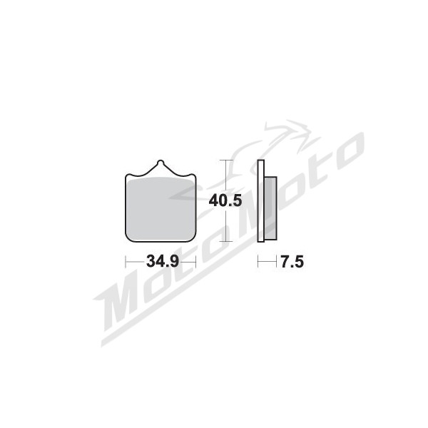 Sbs Brakepads Sintered KH322 Aprilia / Benelli / Bimota / BMW / Ducati / KTM 690-1000cc 00-11