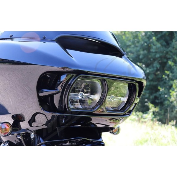 CULT WERK Headlight Mask Raw Harley Davidson 1690-1923cc 2016-2023