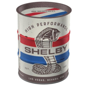 BARREL COIN BANK SHELBY - COBRA SNAKE 10x13cm
