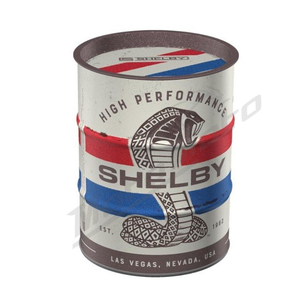 BARREL COIN BANK SHELBY - COBRA SNAKE 10x13cm