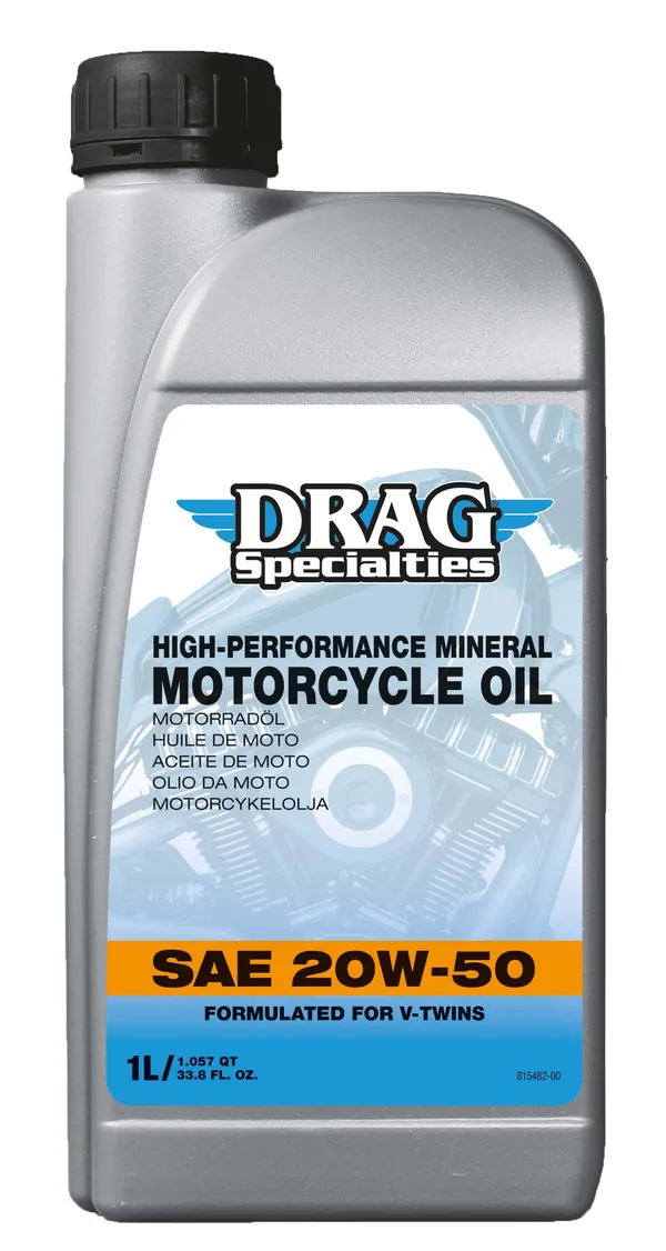 DRAG SPECIALTIES OIL Mineral Engine Oil 20W50 4T - 1L