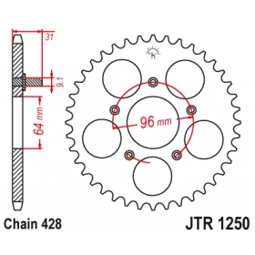 Rear sprocket JTR1250