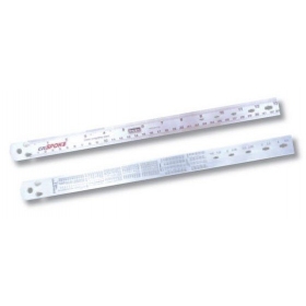 Spoke measuring ruler