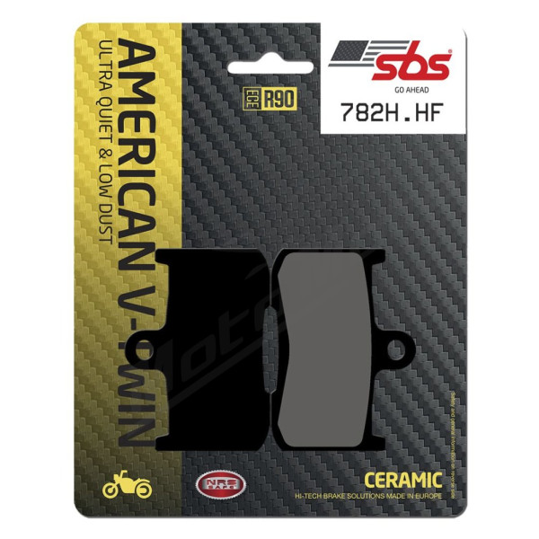 SBS HF Street 782H.HF Ceramic Organic Brake Pads Indian / Victory 1731-1811cc 08-19