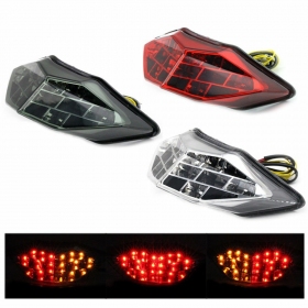 Galinis žibintas su posūkiais LED KAWASAKI Z 250 / 300 / NINJA 250 / 300 2013-2017