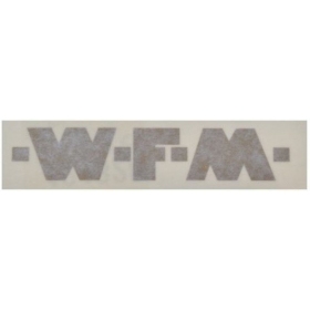 Bako lipdukas "WFM"