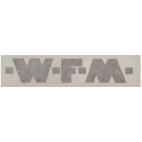 STICKER FOR FUEL TANK "WFM"