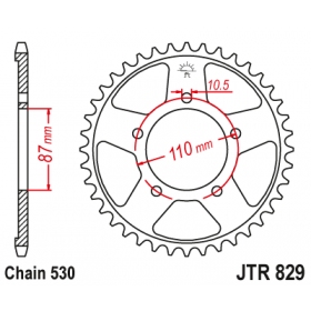 Rear sprocket JTR829