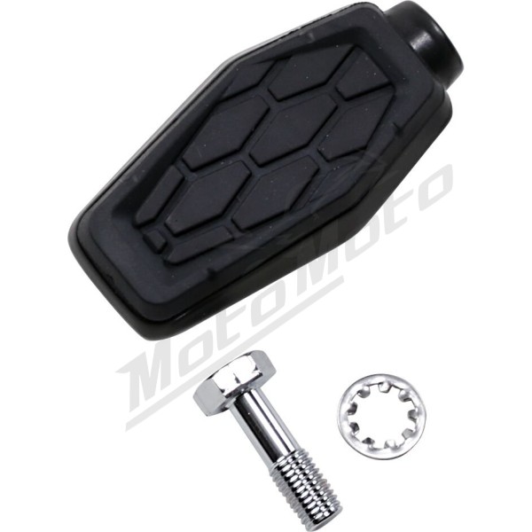 KURYAKYN Hex pavarų kojelės antgalis juodas Harley Davidson FLD / FLHR / FLHRC / FLHTC / FLHXS / FXD / XL 500/1923 96-20