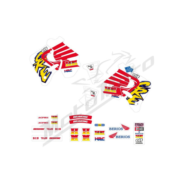 TECNOSEL Sticker set. Honda CR 125-250 92-94