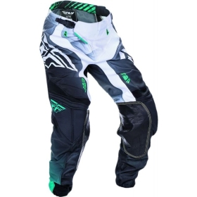 FLY RACING Lite Hydrogen Pants Black/White/Teal Sz 28