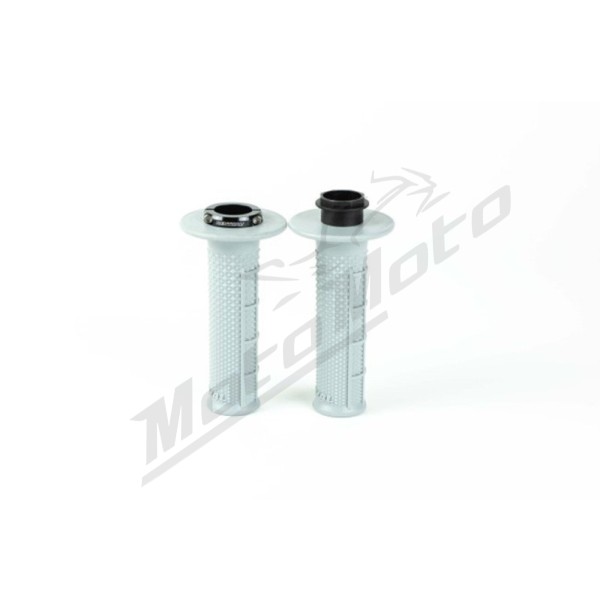 Renthal MX Original Lock-On Grips Soft (Tapered/Half Waffle) 22mm White
