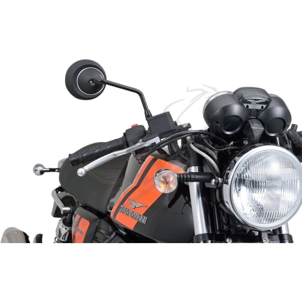 DAYTONA D-MIRROR-8 ROD Universal black mirror M10 1pc