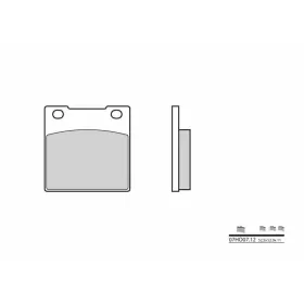 BREMBO Street Carbon Ceramic Brake pads ​​​​​​​front HONDA CB / CM 250-750cc 1977-1997