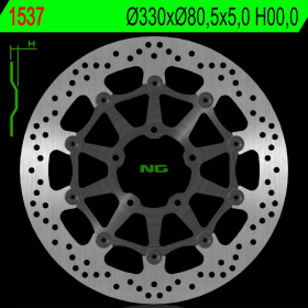 NG Front Floating Brake Disc 330X80.5X5mm Kawasaki Ninja ZX-10 1000cc 16-18