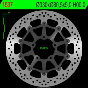 NG Priekinis plaukiojantis stabdžių diskas 330X80.5X5mm Kawasaki Ninja ZX-10 1000cc 16-18