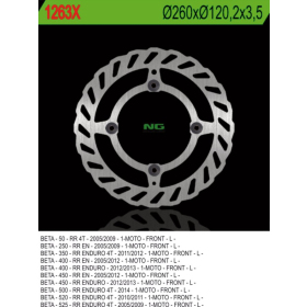 NG BRAKES Front Wave Fixed Brake Disc 260mm Beta RR Enduro / Cross 250-525cc 05-14