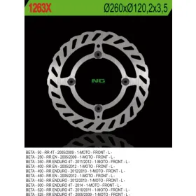 NG BRAKES Front Wave Fixed Brake Disc 260mm Beta RR Enduro / Cross 250-525cc 05-14