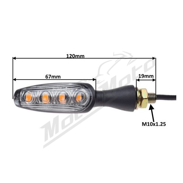 Turn signals front / rear BENELLI TRK 502X 2pcs