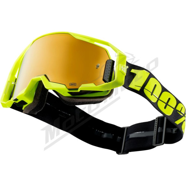 100% Armatic Goggle (Mirror lens) Yellow