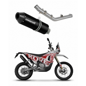 Kove 450 RALLY 2023-2025 Exhaust Silencer Muffler MX2 BLACK + dB killer