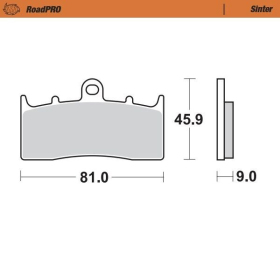 MOTO-MASTER Roadpro Front Brake Pads BMW K / R 850-1600 99-24