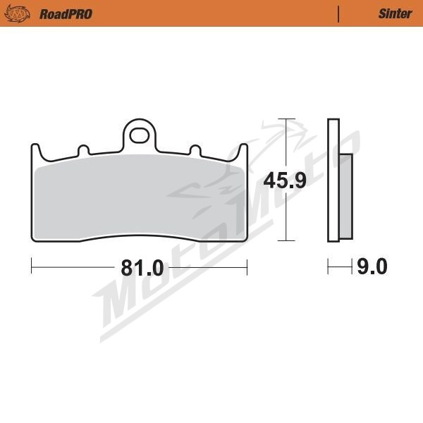 MOTO-MASTER Roadpro Front Brake Pads BMW K / R 850-1600 99-24
