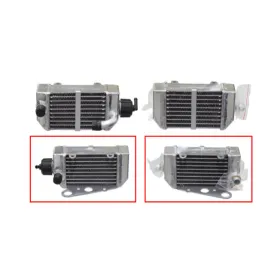 Psychic radiator reinforced with standard capacity right GasGas / KTM 50-65cc 12-23