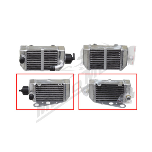 Psychic radiatorius sustiprintas standartinės talpos dešinysis GasGas / KTM 50-65cc 12-23