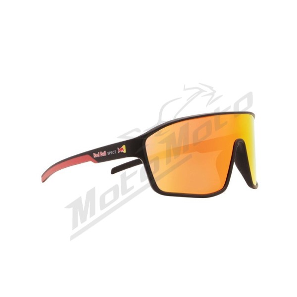 Spect Red Bull Daft Sunglasses Soft Black/Red w Brown Red Mirror lens