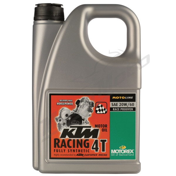 Motorex KTM Racing 4T Sintetiniai tepalai 20W/60 4L