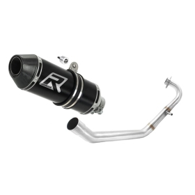 Yamaha YZF R125 2008-2013 Dominator Full Exhaust System HP3 BLACK + dB killer