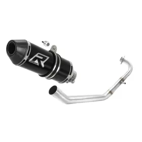 Yamaha YZF R125 2008-2013 Dominator Full Exhaust System HP3 BLACK + dB killer