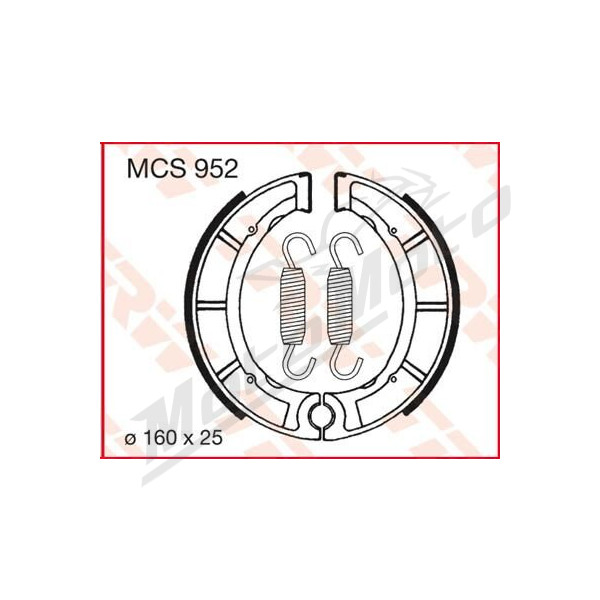TRW Brake Shoes Yamaha DT / IT / SR / XT / YZ 250-500cc 75-82