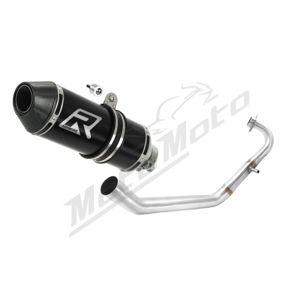Yamaha YZF R125 2008-2013 Dominator Full Exhaust System HP3 BLACK + dB killer