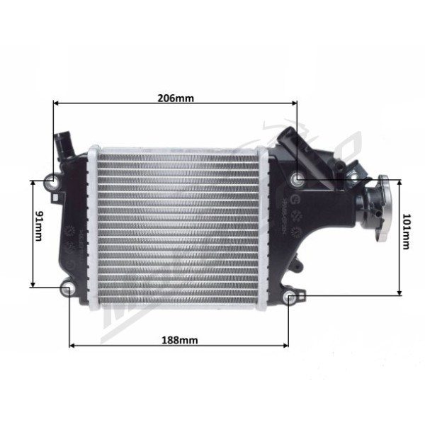 Maxtuned Radiator Honda SH / PCX / Forza 125-150cc 20-23
