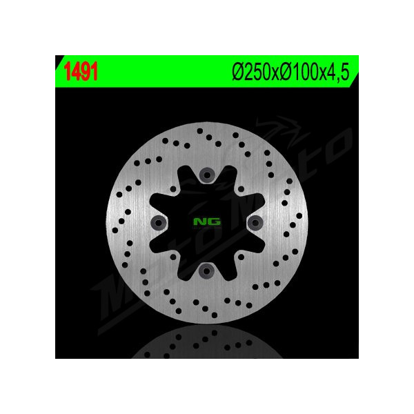 NG Rear Fixed Brake Disc 250x100x4.5mm Kawasaki Vulcan S 650cc 15-16