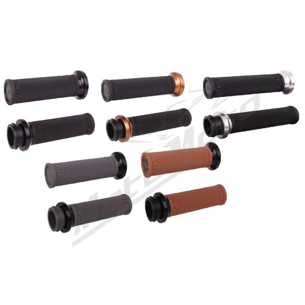 ODI Ruffian Lock-On Street Grips Harley Davidson FLDE / FLFB / FLHTCU / FLHX / FLTRX / FXST 1584-1923 08-23