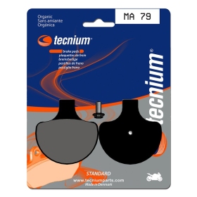 TECNIUM Street Organic Brake pads MA79 Harley Davidson Electra Glide / Heritage Softail / Tour Glide / Sturgis / Super Glide / Low Rider / Softail / Sportster 883-1340cc 84-99