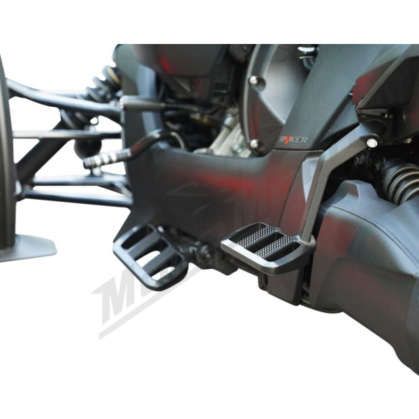 SHOW CHROME Combat Driver's Floorboards Black Can Am Ryker 600-900 19-24