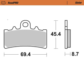MOTO-MASTER Sinter Front Brake Pads BMW C / CE 400 19-24