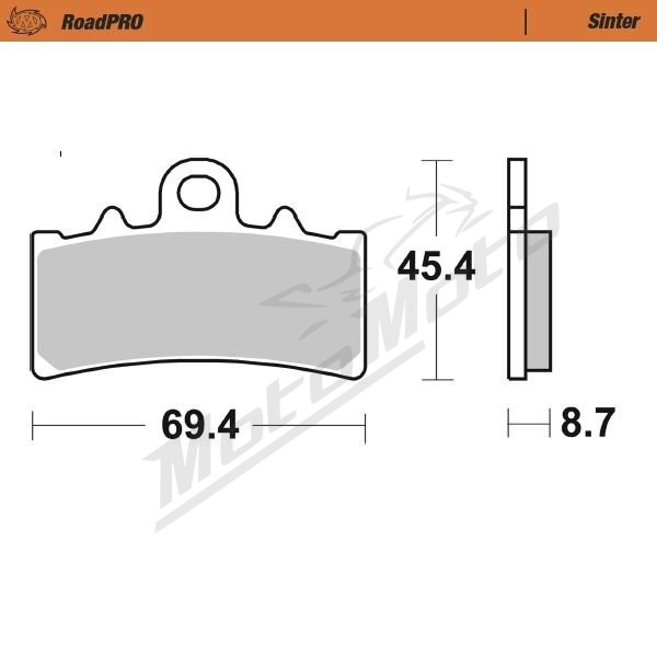 MOTO-MASTER Sinter Front Brake Pads BMW C / CE 400 19-24