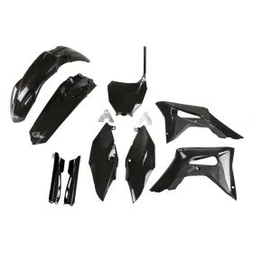 UFO Plastic set with fork guards black Honda CRF 250-450R 17-21