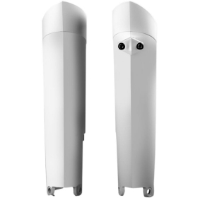 POLISPORT Fork Guard Covers White GAS GAS EC 125-450cc 2006-2020