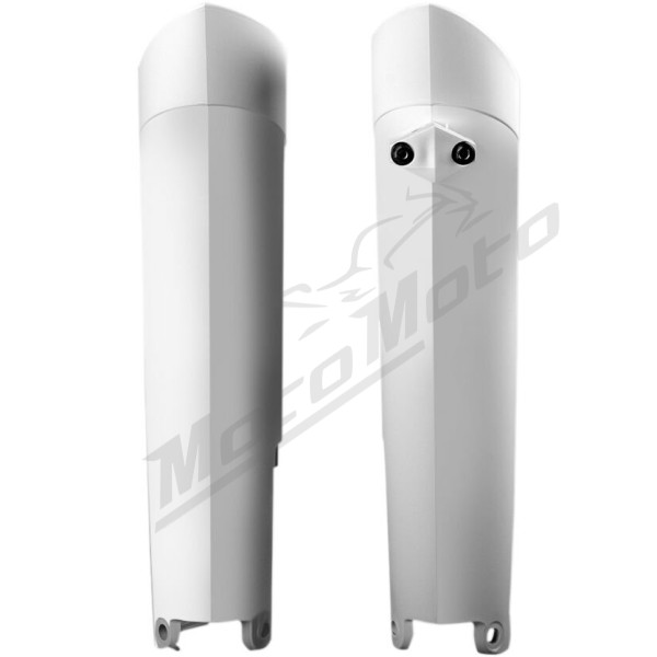POLISPORT Fork Guard Covers White GAS GAS EC 125-450cc 2006-2020